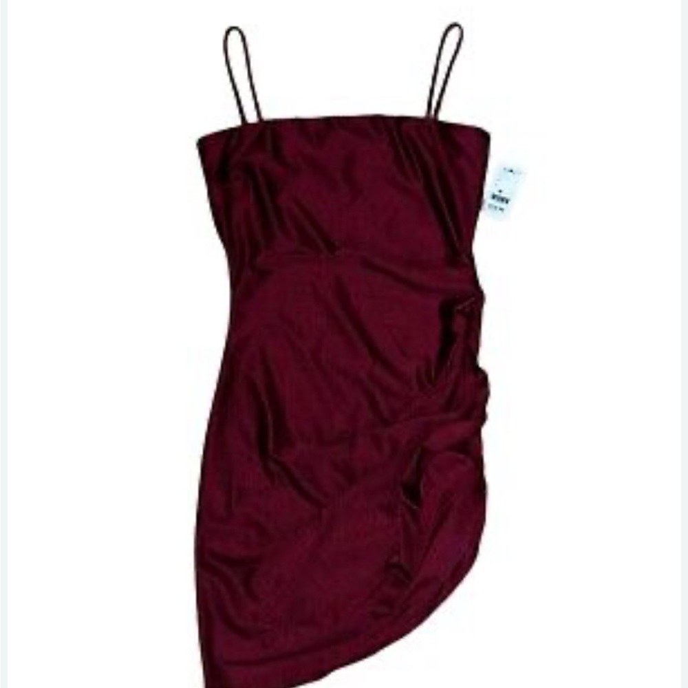 Emerald Sundae dress with delicate sparkles Elegant Burgundy Dress